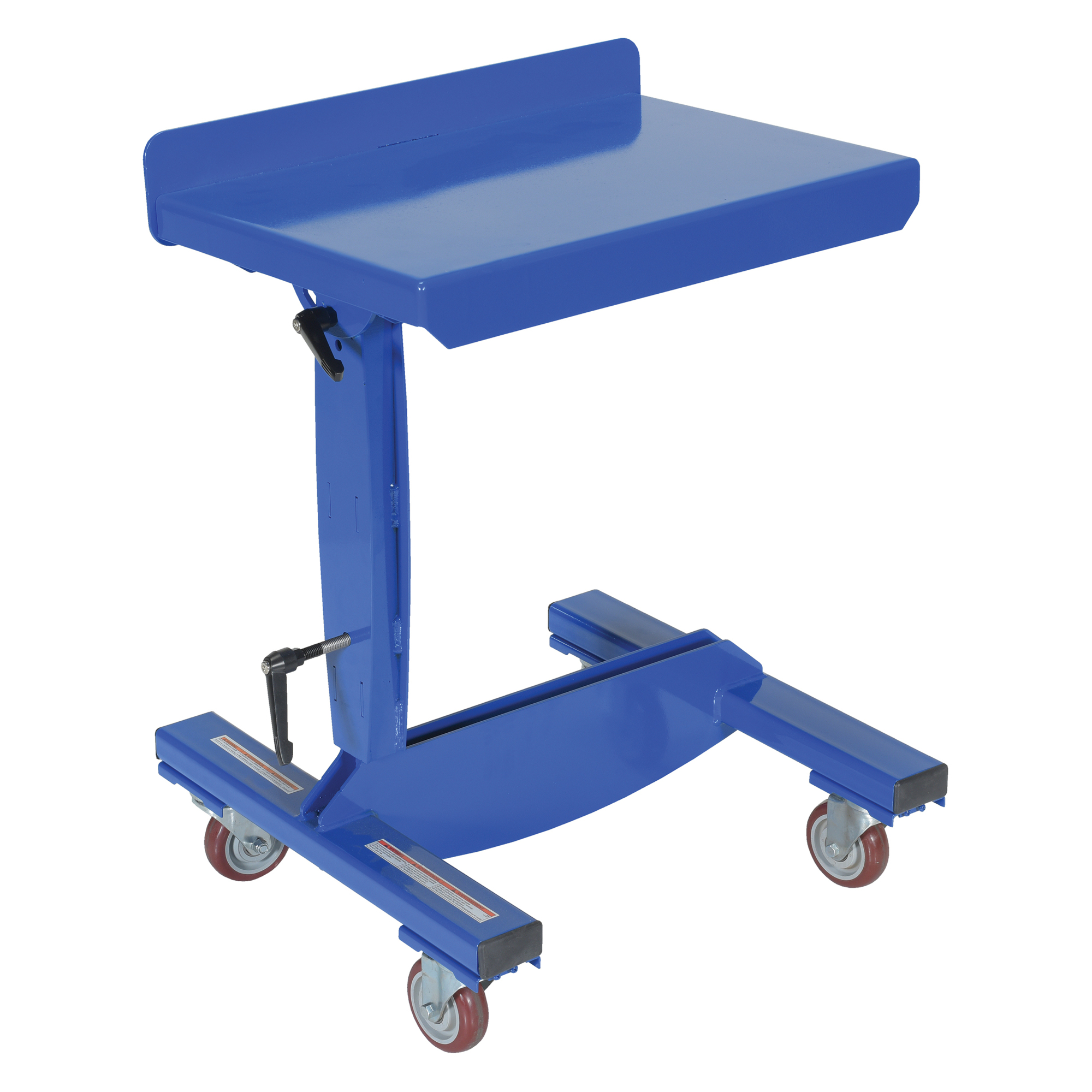 Vestil Mobile Tilting Work Table - 200-Lb. Capacity, Blue, Adjustable Height and Tilt, Model# WPT-1624